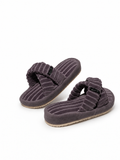Ribbed Slippers – Muted Purple